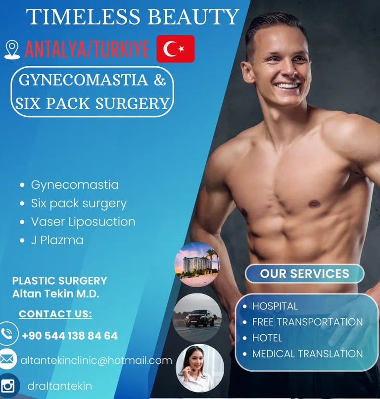 gynecomastia process in Antalya, Turkey