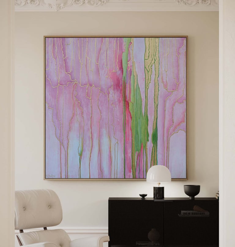 "Naive pink" 30x30 Pensacola home studio 
