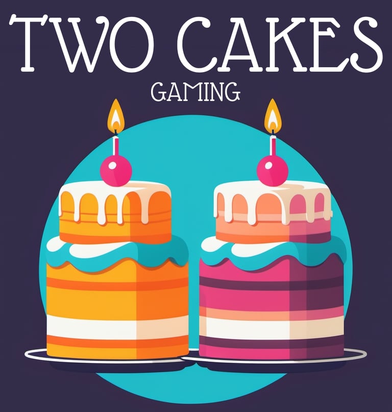 Two Cakes Gaming Logo
