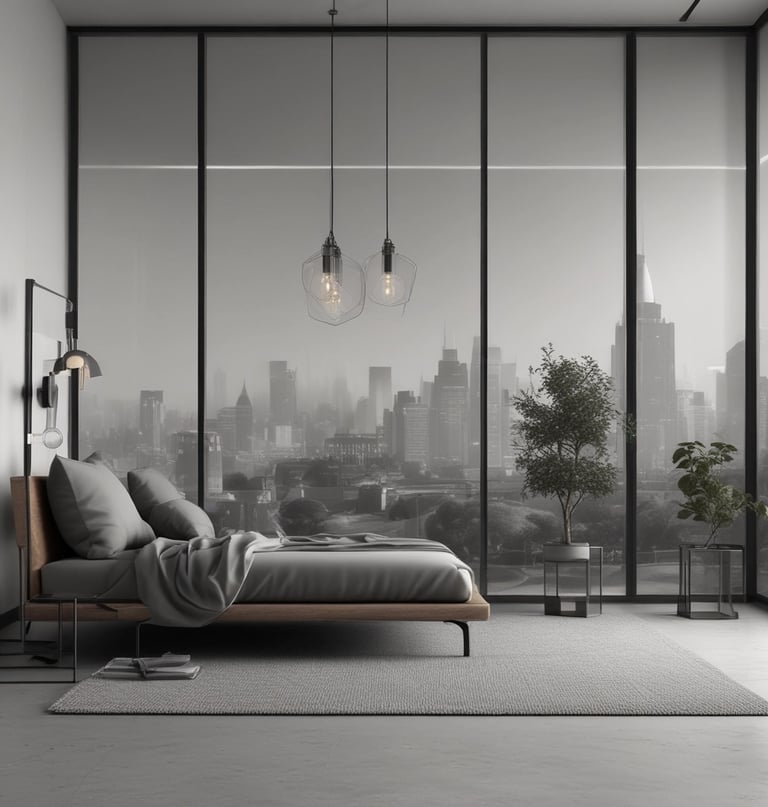 Bright living room with modern inventory