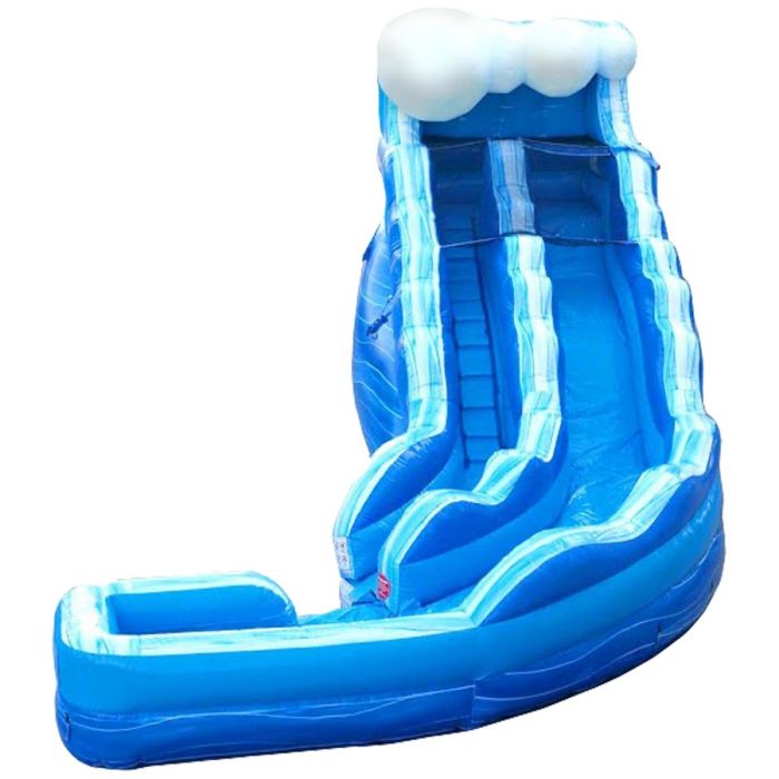 curve wave water slide
