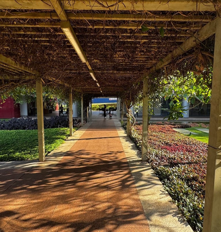 Área externa da clínica Time Medical Center no Georgina Business Park em São José do Rio Preto