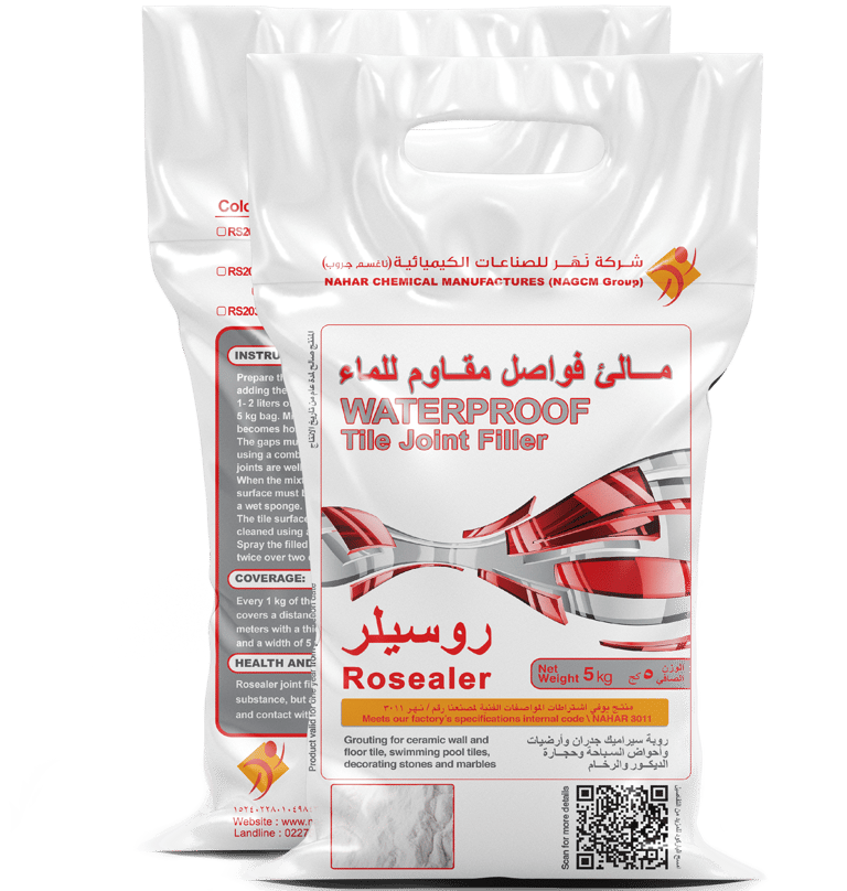 Rosealer tile joint filler