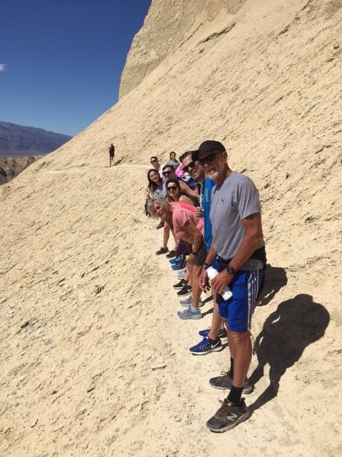 Shannon Falk walking away from the Willitts Family March 16, 2018