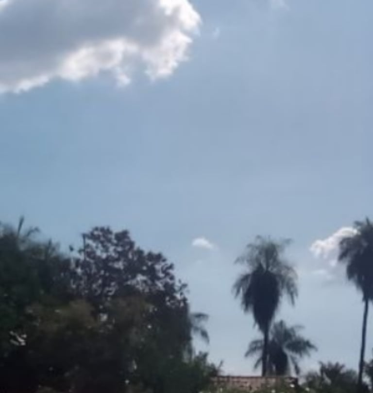 Himmel über Paraguay im Februar