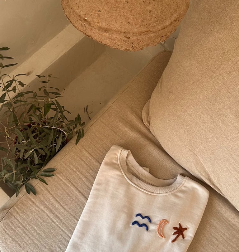 diy broderie colle chaude sweat