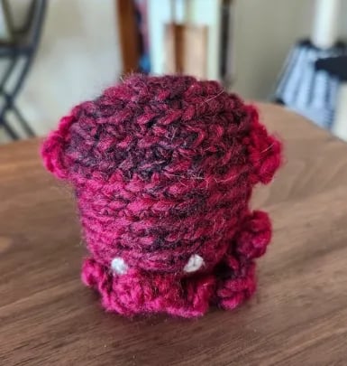 A “squid” with 6 legs. I also added some side fins for fun!