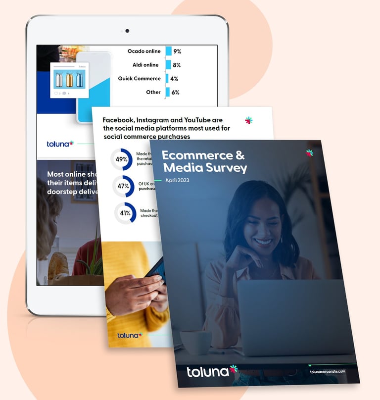 a tablet and a tablet with a magazine cover