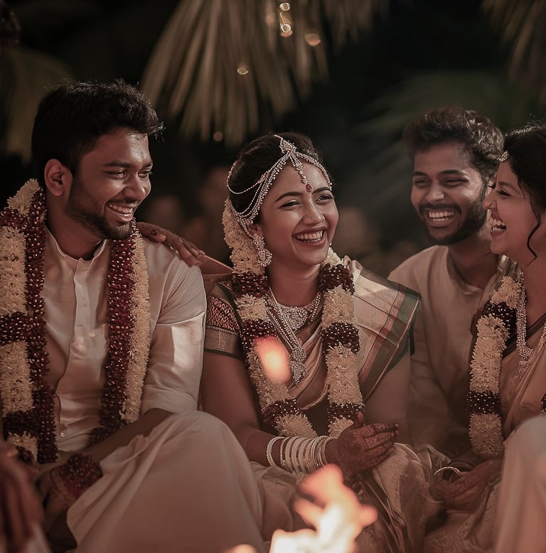 Intimate wedding photography