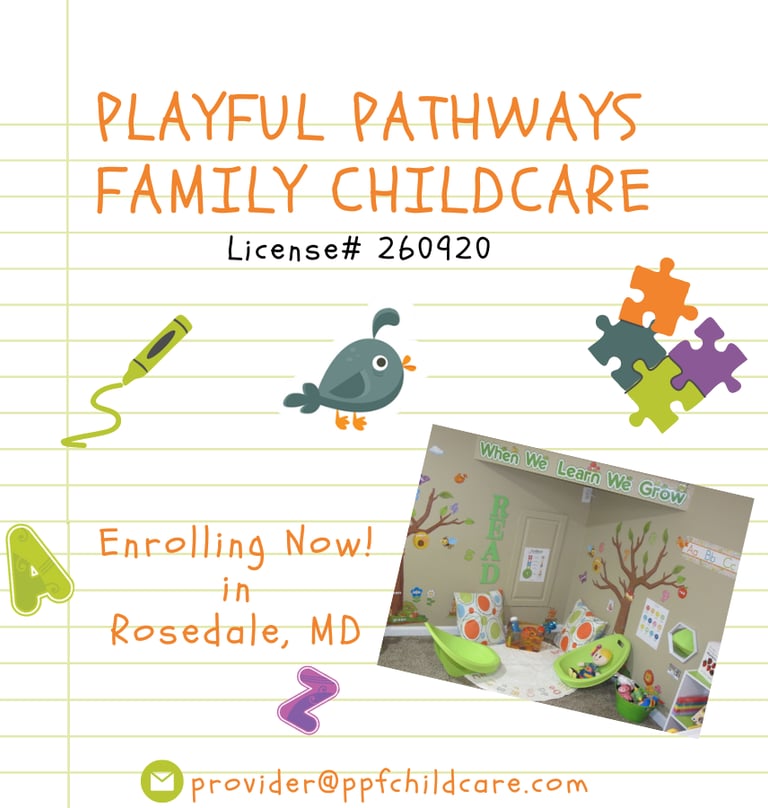 Rosedale Daycare Childcare program