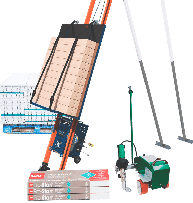HERM General-purpose Bin - Open, roofing materials and equipment, etc