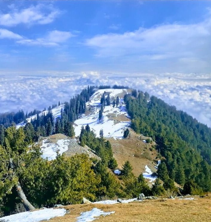 Mushkpuri top nathiagali view