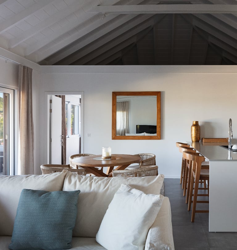 Lounge of the Villa Noah St Barth in the master suite