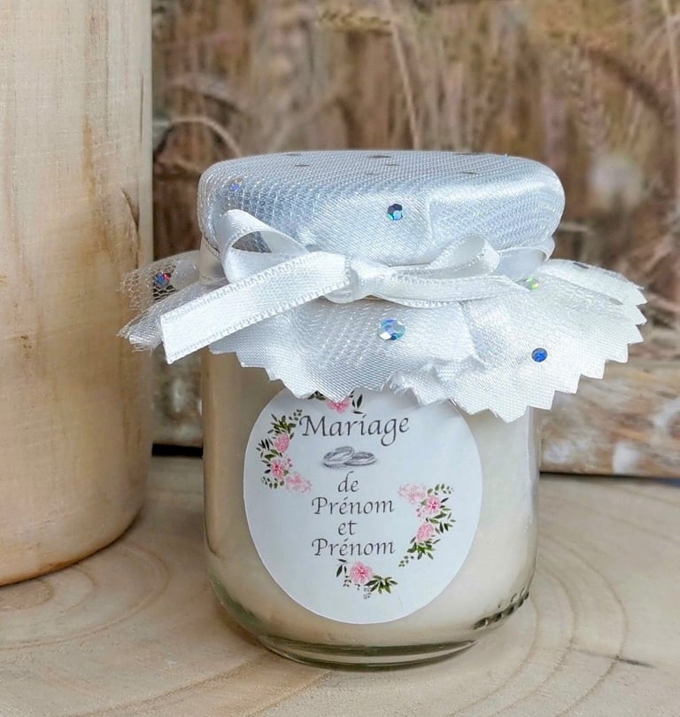 Bougie Mariage Personnalisable Créalior