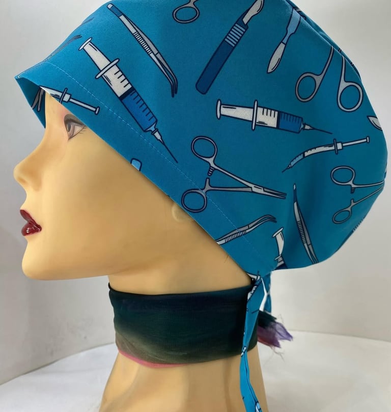 custom scrub caps
