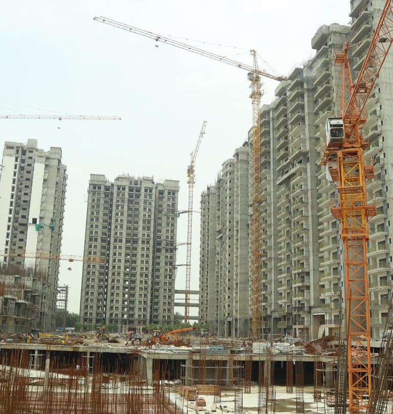 Gavi Infra delivering high-rise utility infrastructure – HT cabling, rooftop solar, and ducting inte