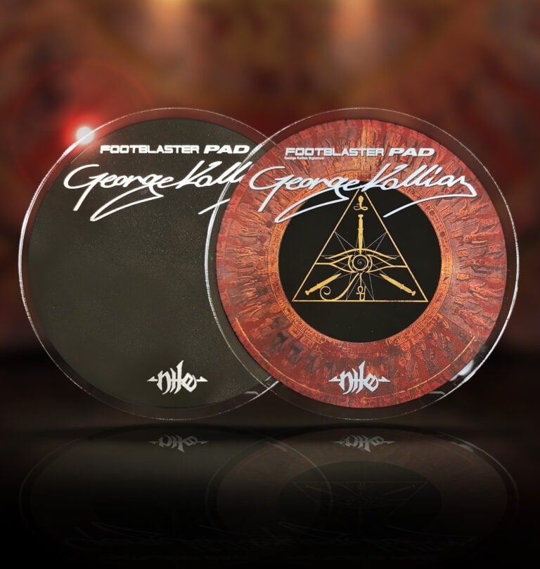 George Kollias Nile signature FootBlaster DRUM PAD 12″ Double Surface