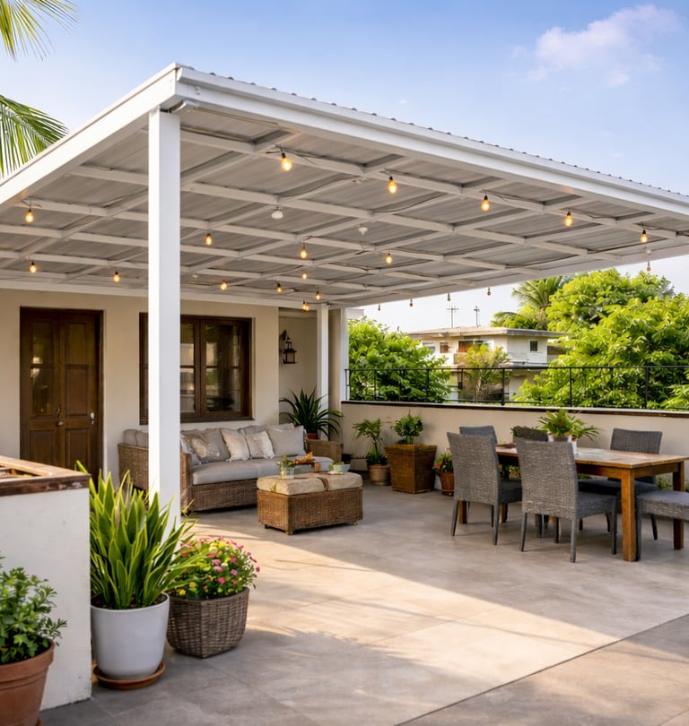 Modern Roof Covering or Roof Shade