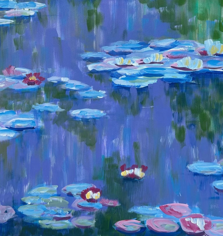 Monet water lilies