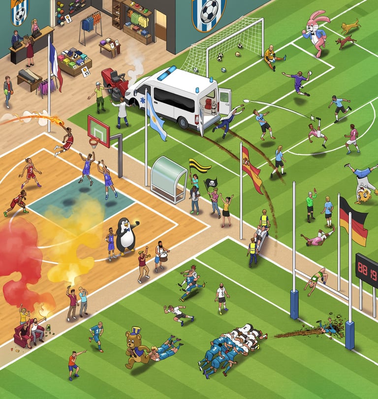 wheriz jeu observation XXL événement sport