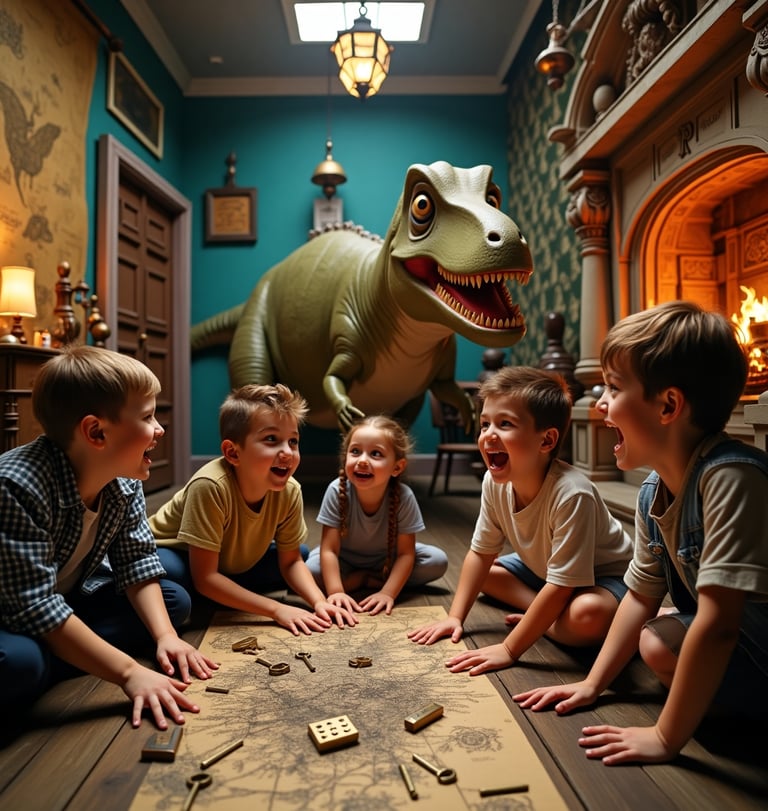 Dečiji rođendan sa T-Rex dinosaurusom u igraonici Exploroom Niš - avantura za dečake i devojcice.