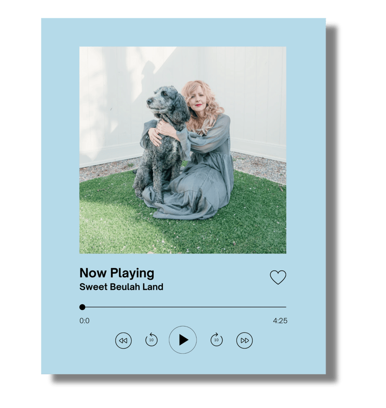 Melissa Joy and her dog Bella