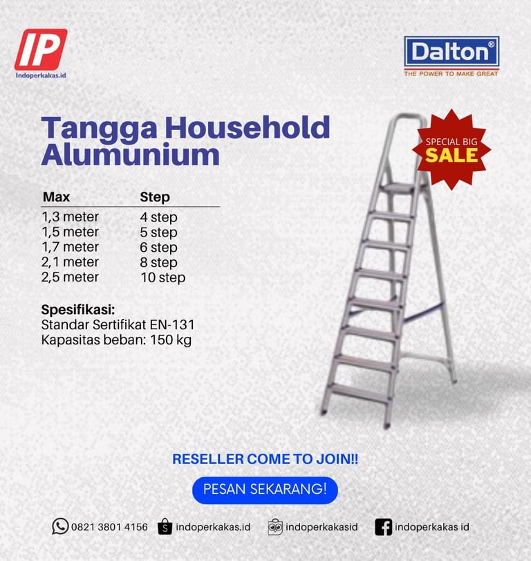 Tangga Alumunium Household Dalton