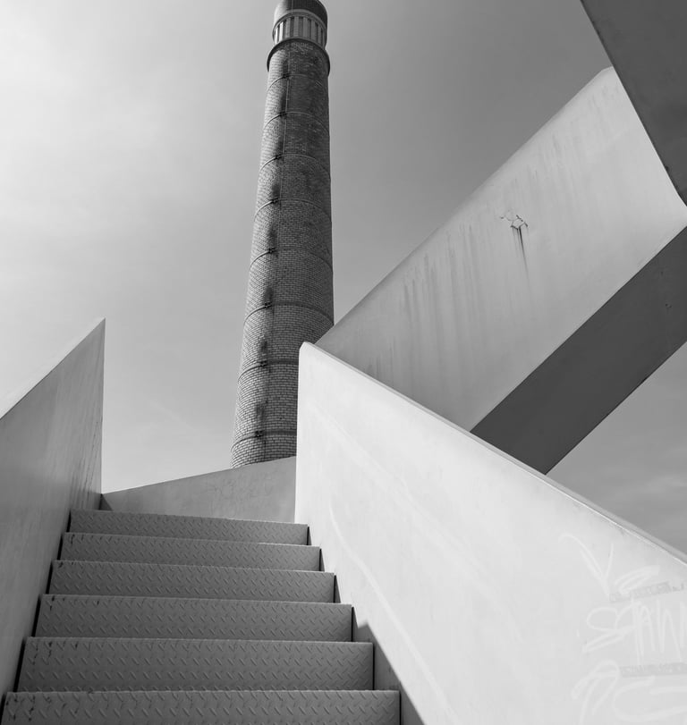 Moderne Architektur in Basel – Beispiel aus der Masterclass Architekturfotografie.