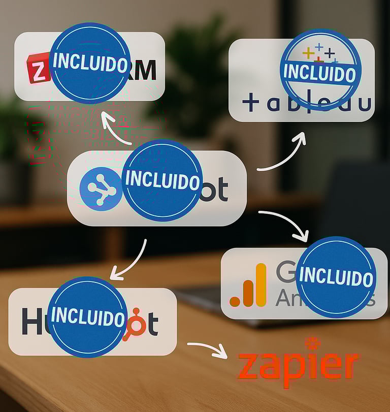 Tecnologías y herramientas incluidas en consultoría digital descuento lanzamiento