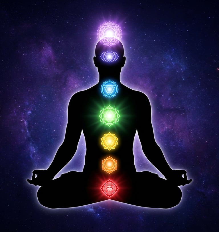 Self Love Manifestation Kit - Chakra map - loving my dope self