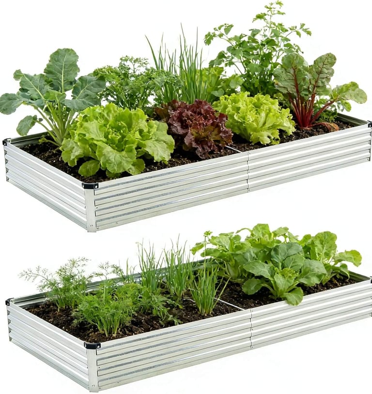 Raised Metal Garden Bed Kit