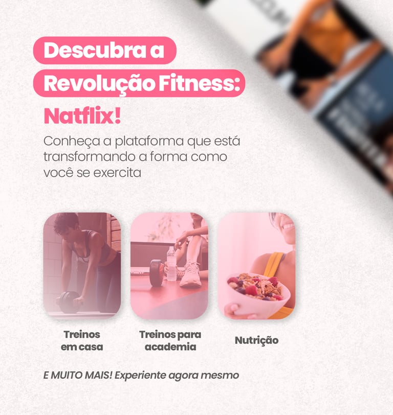 Destaque visual do curso Natflix Fitness
