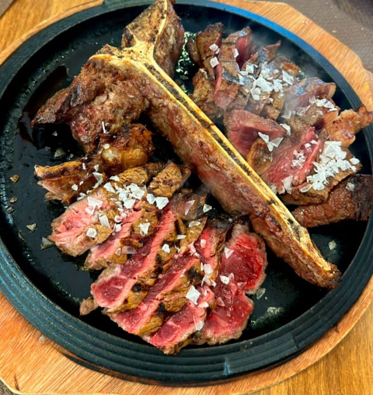 carnes a la brasa de primera calidad
