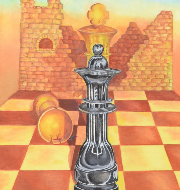 Check by New Mexico Artist John Dick-Peddie