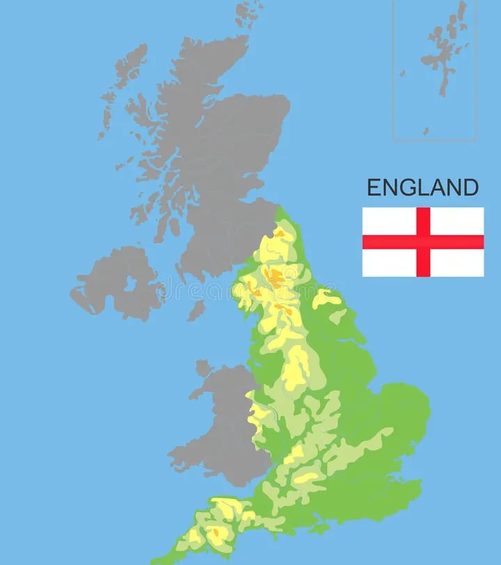Map of england