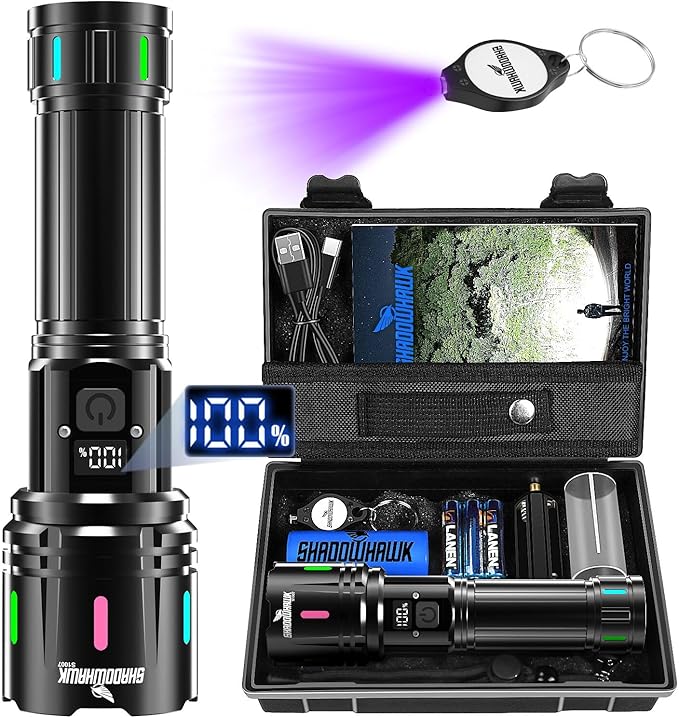 Linterna Led super potente recargable linterna 500000 lumenes