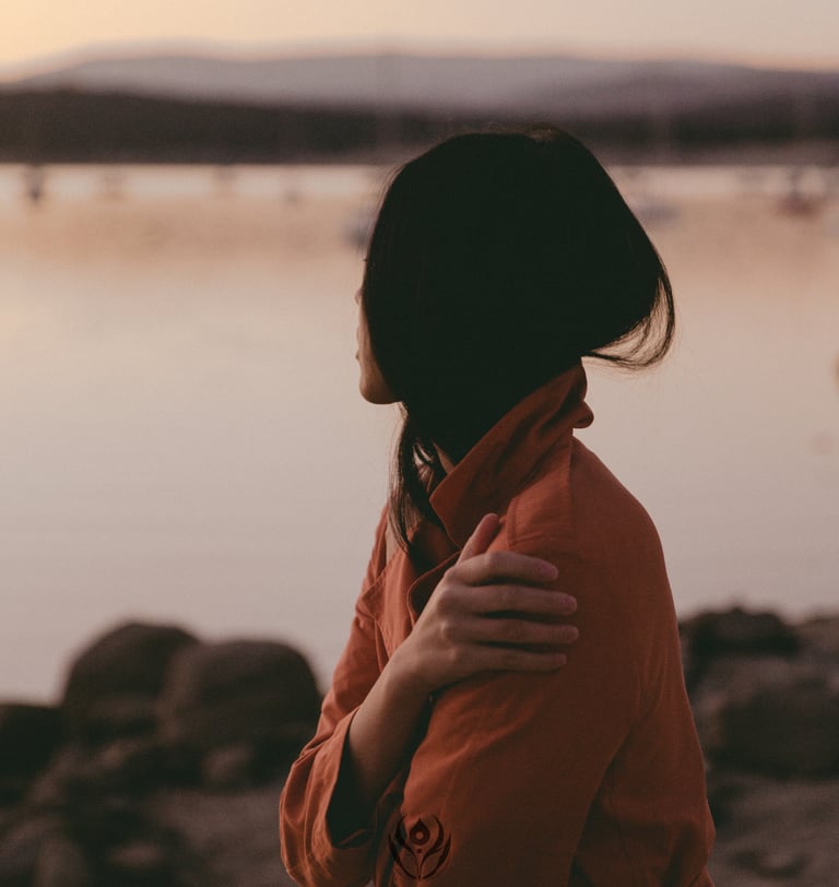 woman inner peace