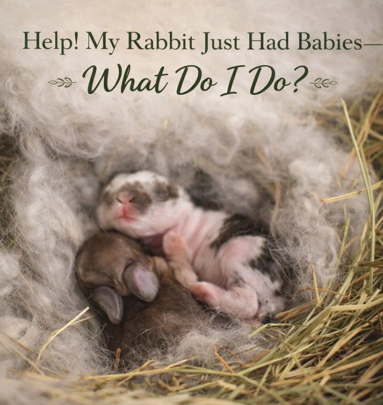 Young litter of kits at Hot Cross Buns Holland Lops