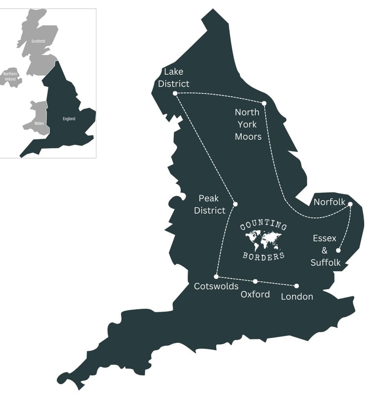 Engeland reisroute