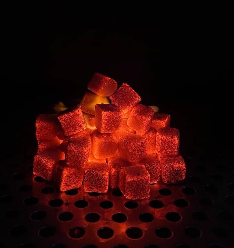 cube charcoal briquette