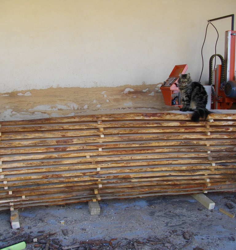 ruches en bois local