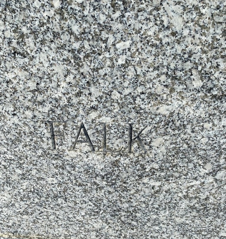 Grave of Samuel and Gertrude Falk