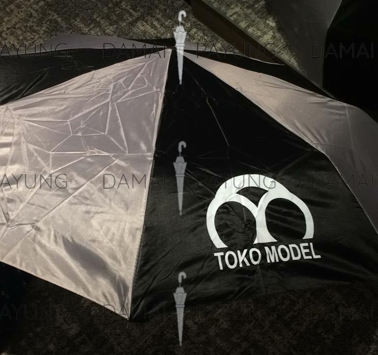 Payung promosi polos lipat toko model