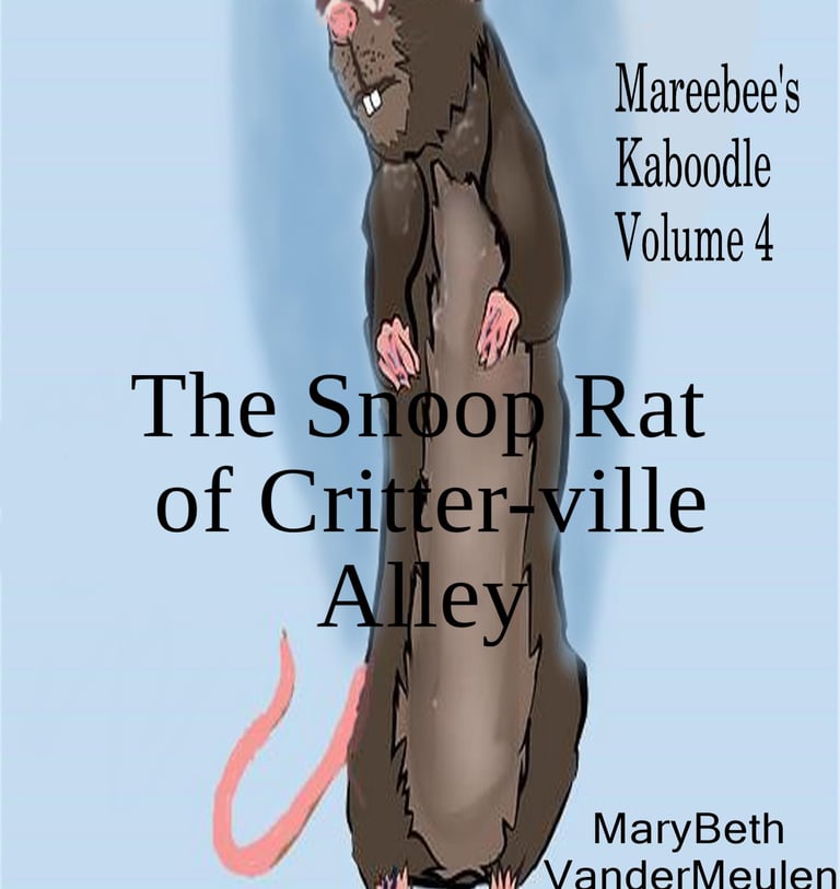 rat in detective hat
