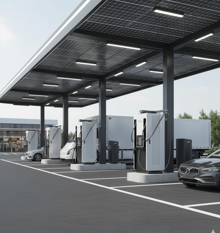 Delta Ultra fast EV charging station Qatar