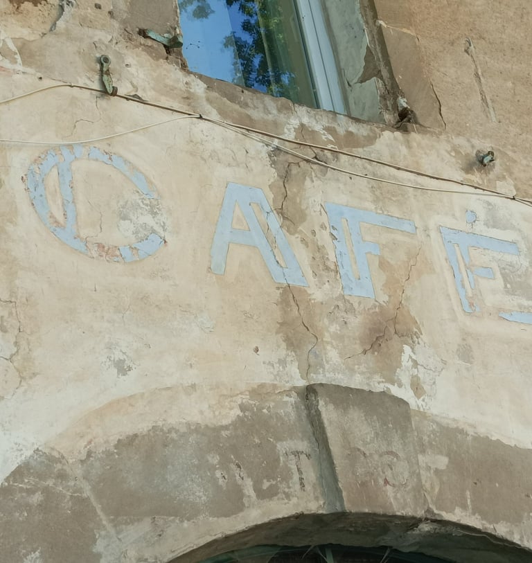 Sadly, this café is no more.