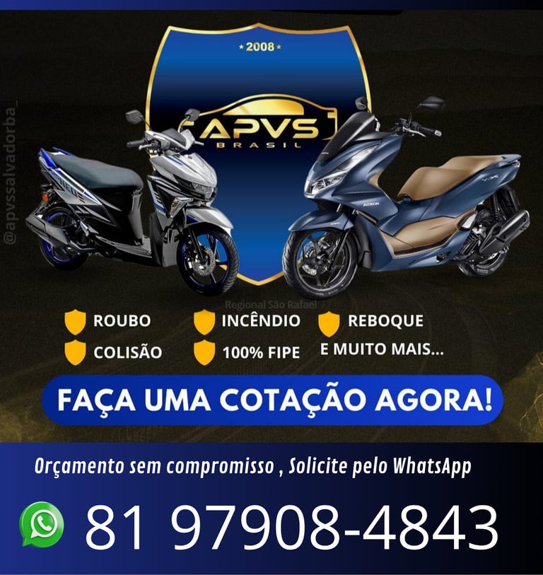 Seguro para scooter e Motos de Baixa Cilindrada