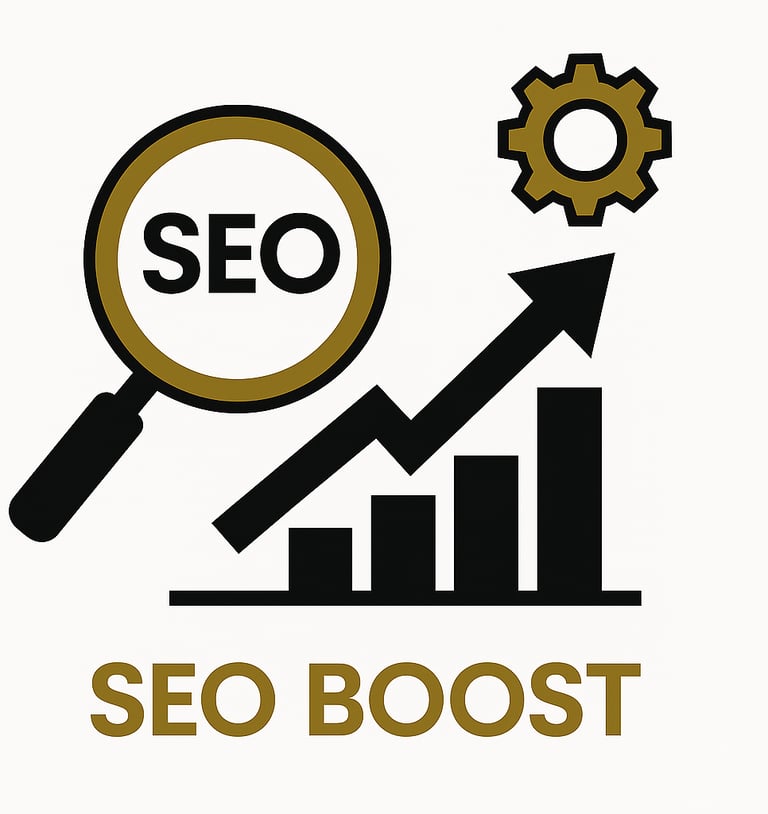 search optimisation icons, highlighting Vexora Digital’s Auckland and NZ SEO services.