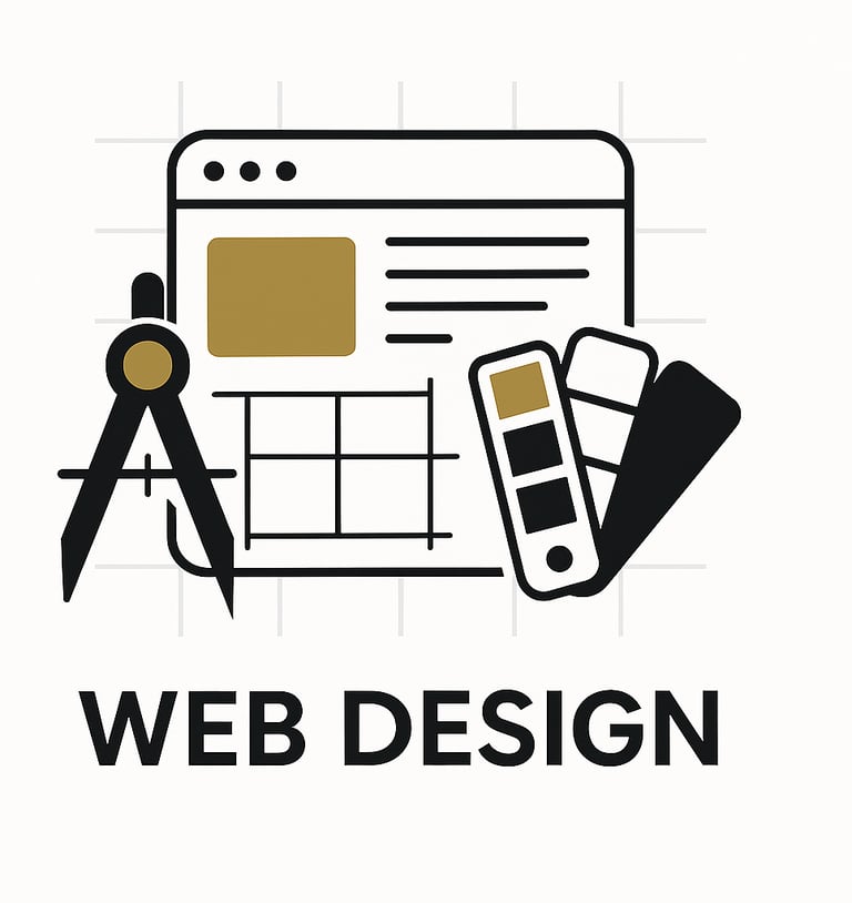 representing professional website design services by Vexora Digital in NZ.