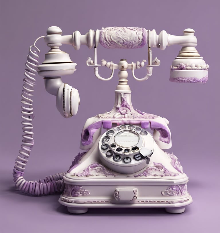Contactez Studio Cassis, Téléphone violet